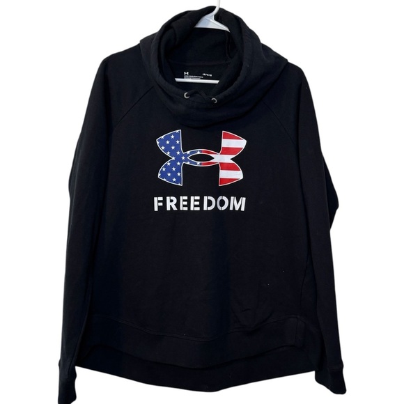Under Armour Women's Black Freedom Sweatshirt - Picture 1 of 10